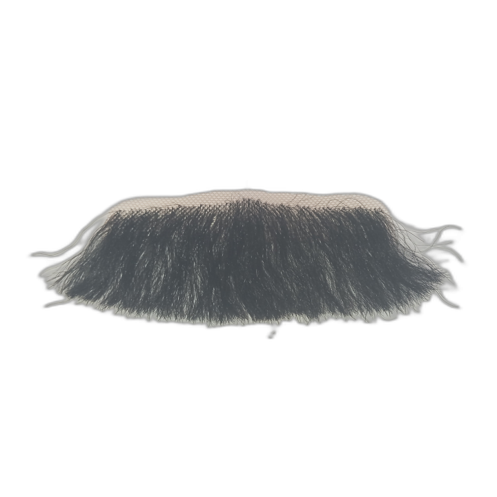 μαυρο παχυ μουστακι σε τουλι φυσικη τριχα