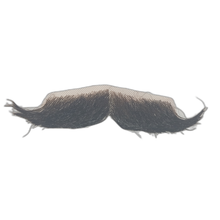 Χειροποίητο Καστανό Τσιγκελωτό Μουστάκι Trader's Τούλι | Θέατρο | Alegro