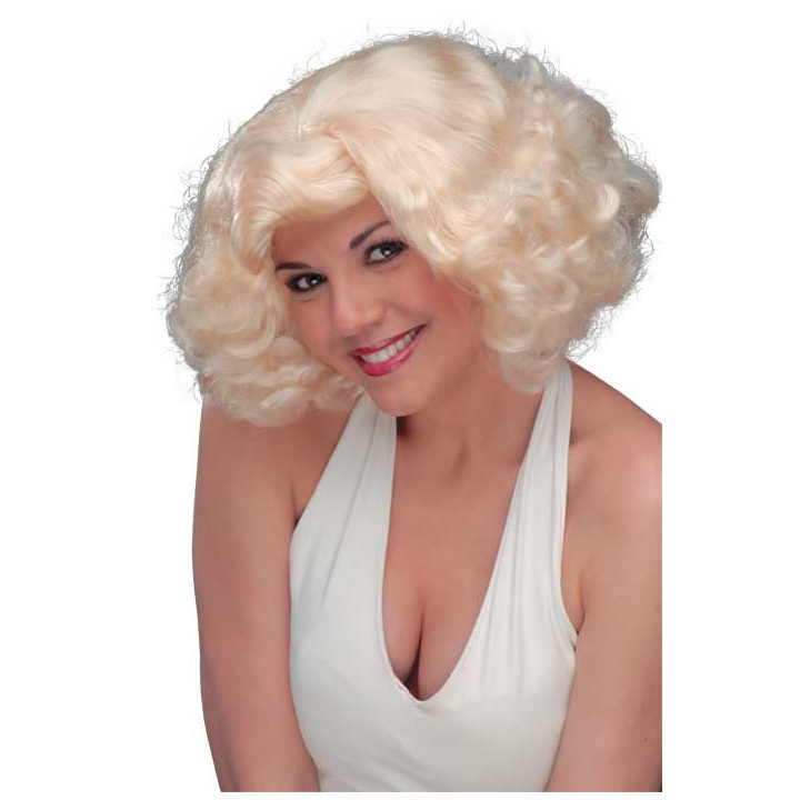 Marilyn Monroe Short Blonde Wig | 50s Glam Costume | Alegro Athens