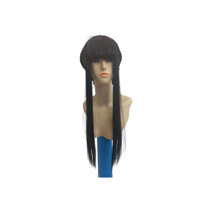 Jabami Yumeko Long Black Cosplay Wig Bangs | Kakegurui Anime | Alegro Athens