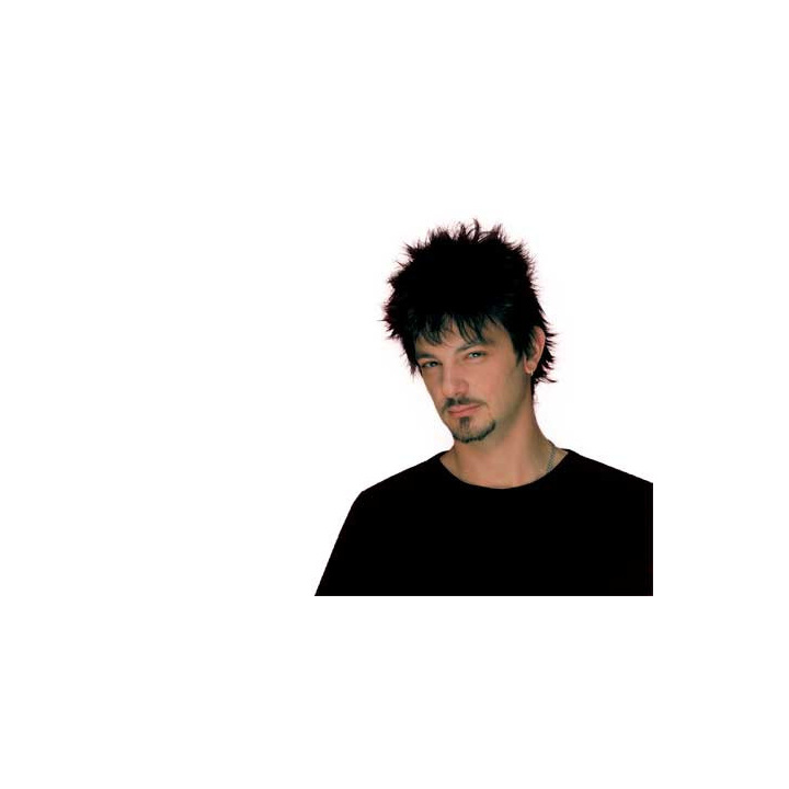 Patrick Black Spiky Wig | Punk & Carnival Costume | Alegro Athens