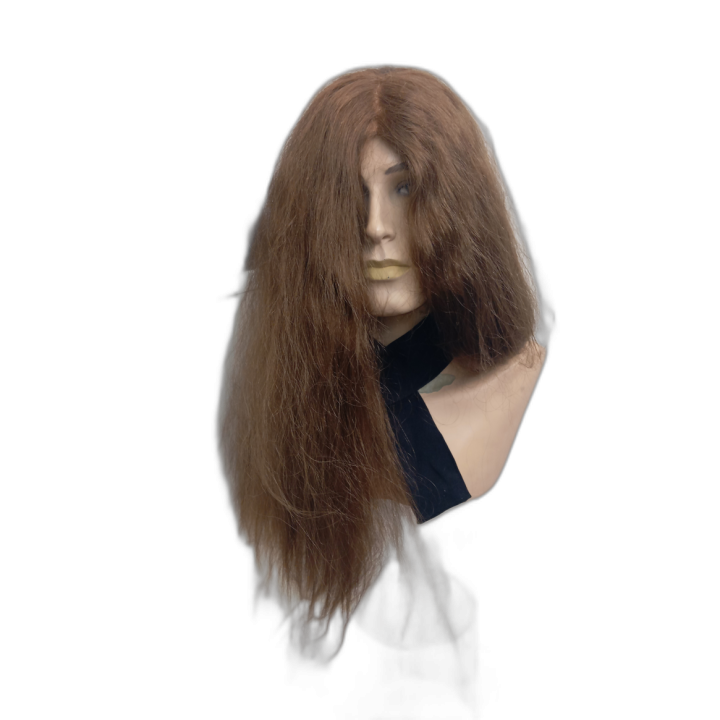 Long Light Brown Wise Guru Wig | Sage Philosopher Costume | Alegro Athens