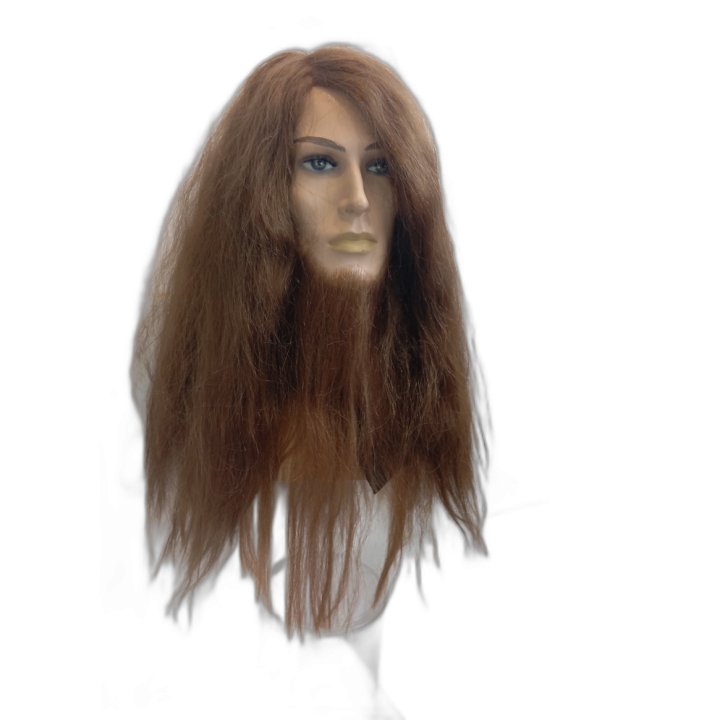 Long Light Brown Wise Guru Beard on Lace | Sage Costume | Alegro Athens