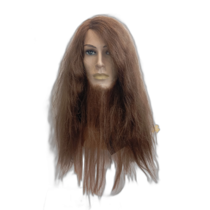 Long Light Brown Wise Guru Beard on Lace | Sage Costume | Alegro Athens