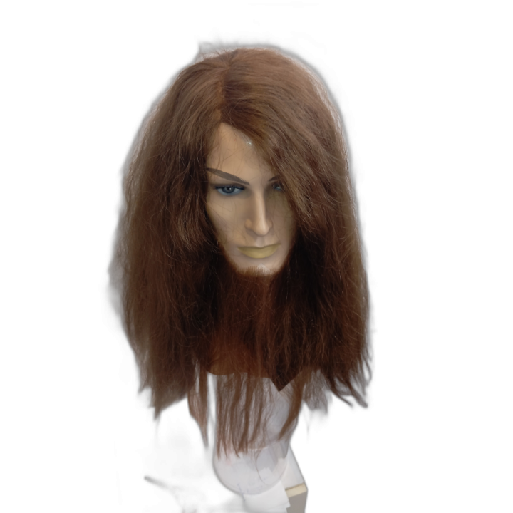 Long Light Brown Wise Guru Beard on Lace | Sage Costume | Alegro Athens