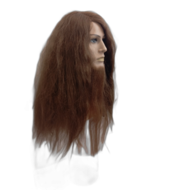 Long Light Brown Wise Guru Beard on Lace | Sage Costume | Alegro Athens