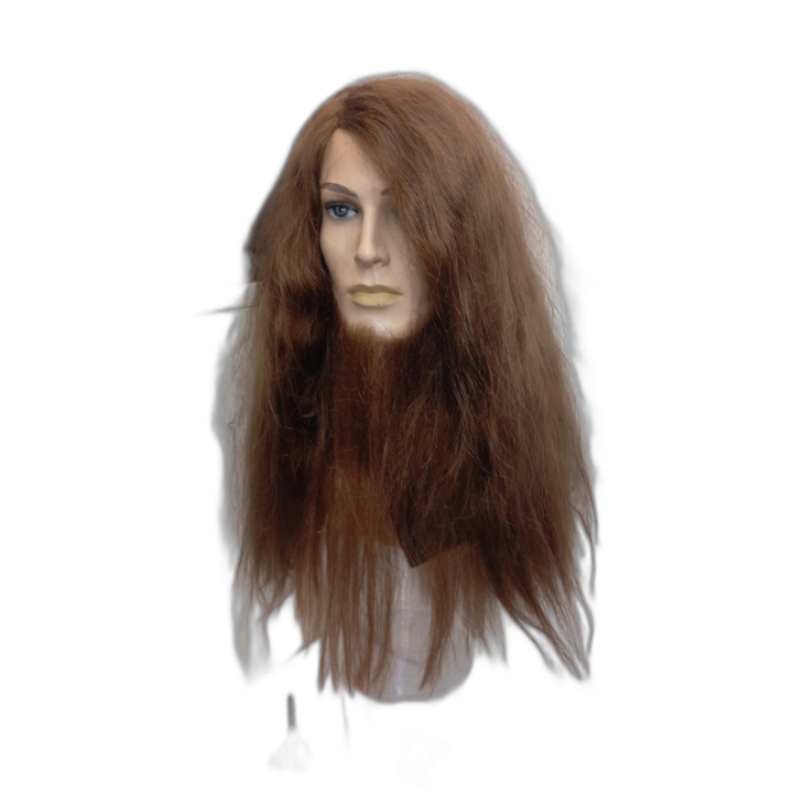 Long Light Brown Wise Guru Beard on Lace | Sage Costume | Alegro Athens