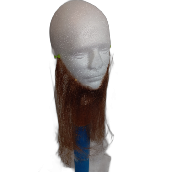 Long Light Brown Wise Guru Beard on Lace | Sage Costume | Alegro Athens