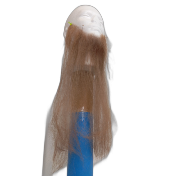 Long Light Brown Wise Guru Beard on Lace | Sage Costume | Alegro Athens