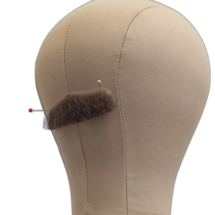 Μήτσος Χειροποίητο Καστανό Παχύ Μουστάκι Τούλι | Θέατρο & Απόκριες | Alegro