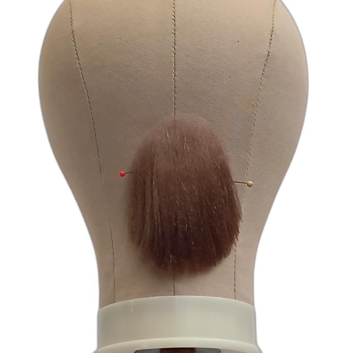 Medium Light Brown Goatee Handmade Beard on Lace