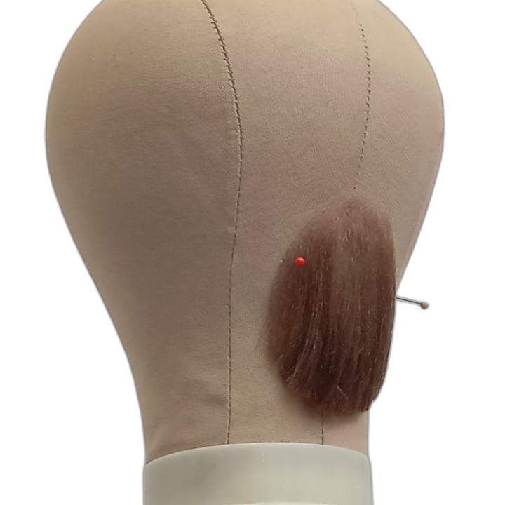 Medium Light Brown Goatee Handmade Beard on Lace