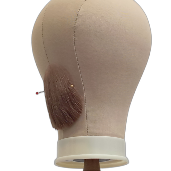 Medium Light Brown Goatee Handmade Beard on Lace