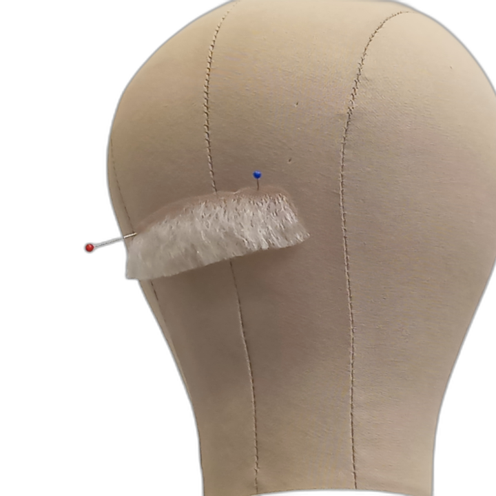 Μπάρμπας Χειροποίητο Λευκό Μουστάκι Τούλι Φυσική Τρίχα | Alegro