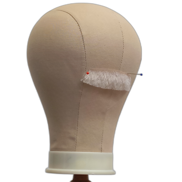 Μπάρμπας Χειροποίητο Λευκό Μουστάκι Τούλι Φυσική Τρίχα | Alegro