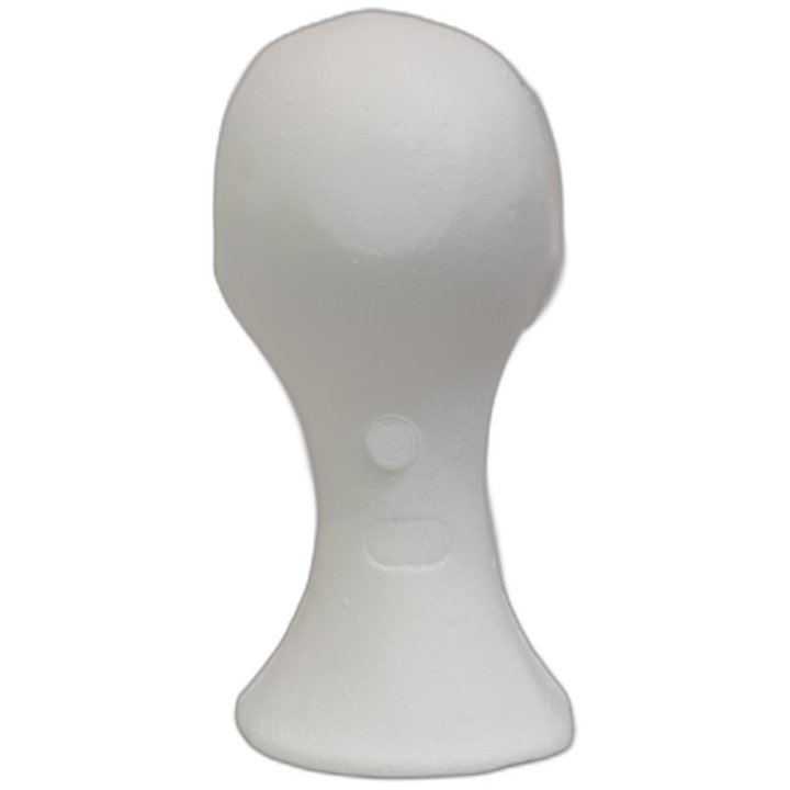 White Styrofoam Female Mannequin Head