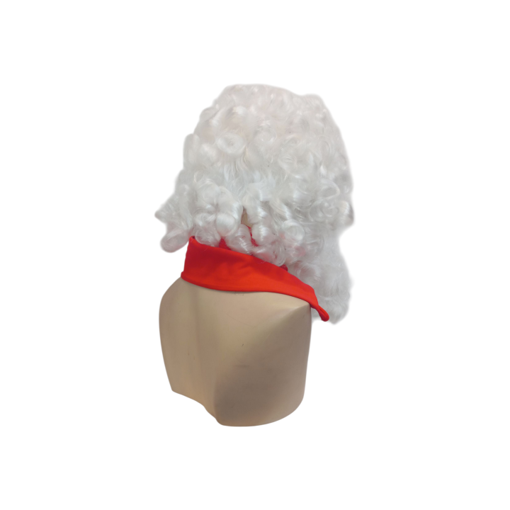 Professional Santa Claus Classic Set Wig Beard white | Alegro Athens