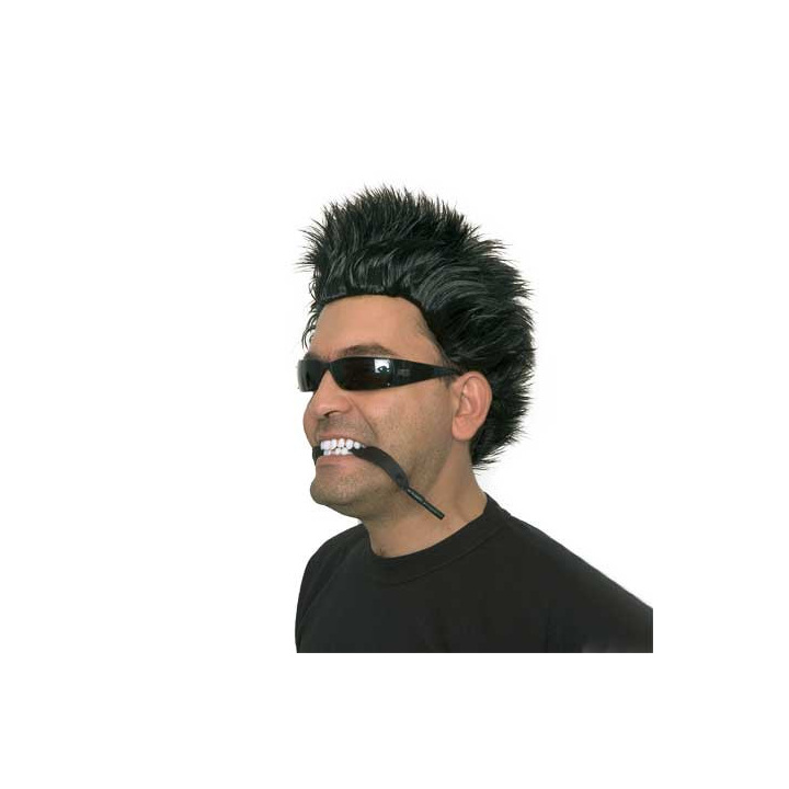 Punk Black Spiky Wig | Rock & Carnival Costume | Alegro Athens