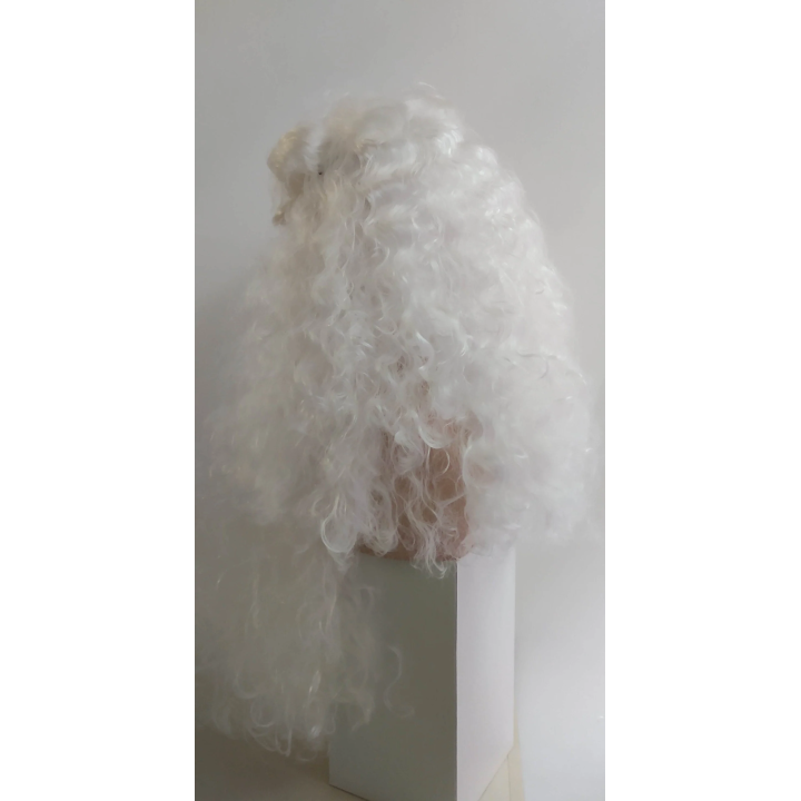 Professional Santa Claus Set Wig Beard white matte | Alegro Athens