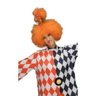 Bells Orange Jester Wig | Carnival & Joker Costume | Alegro Athens