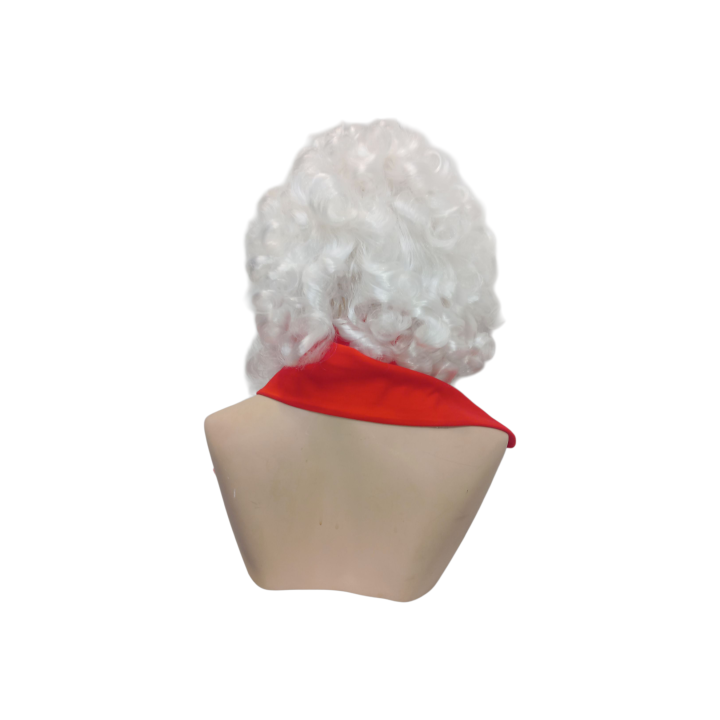 Santa Claus Curly White Wig Deluxe | Professional Performance | Alegro Athens
