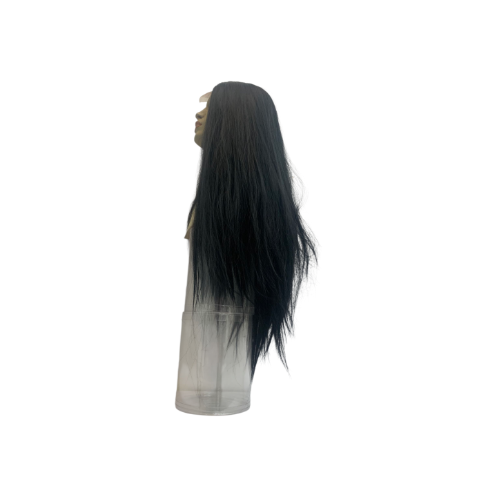 Cosplay Long 80cm Straight Black Lace Front Wig | Alegro Athens