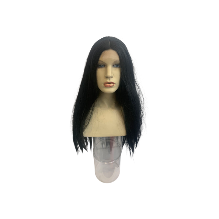 Cosplay Long 80cm Straight Black Lace Front Wig | Alegro Athens