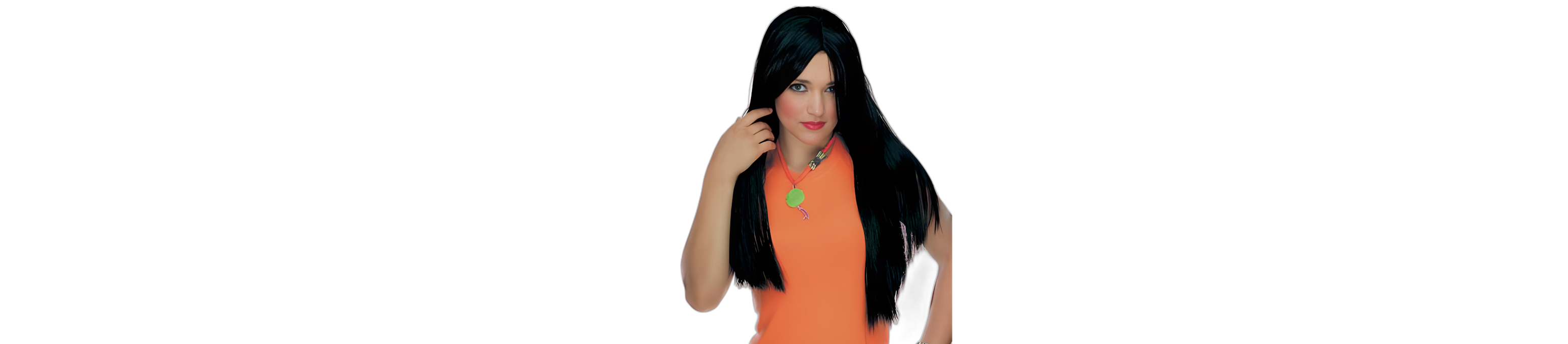 Sylvia Long Black Wig - Elegant, Flowing Tresses for Dramatic Flair