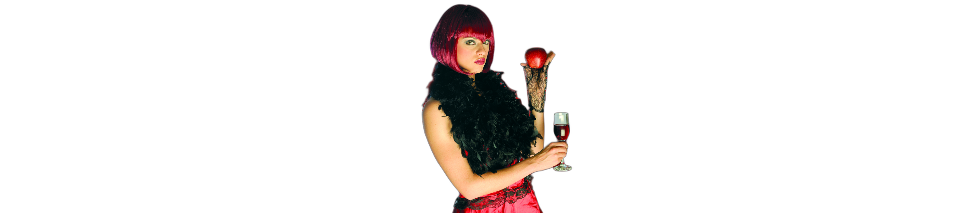 Gothic Short Bob Burgundy Wig